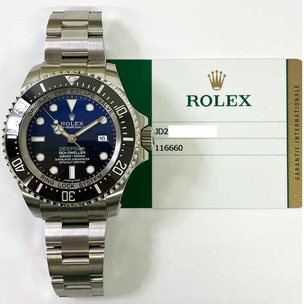 Rolex Sea-Dweller Deepsea 116660 D-Blue Dial May 2015