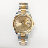Rolex Datejust 41mm Steel and Yellow Gold 126333G Champagne Diamond Dial Dec 2021 - View 1