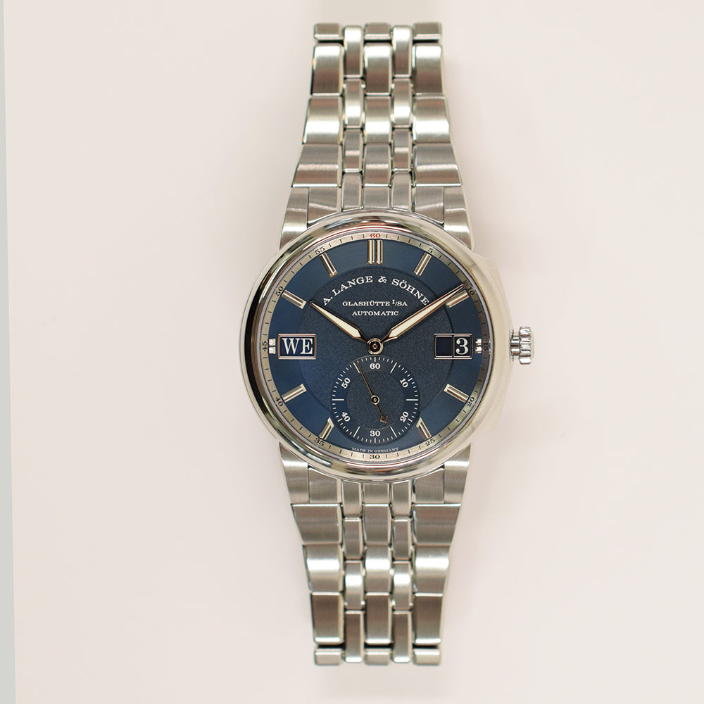 A. LANGE & SÖHNE 時計クロス A. Lange & Sohne Lange 1 363.179 Blue Dial Jan 2023 – CHRONONATION