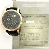 A. Lange & Söhne Lange 1 Time Zone 116.033 Grey Dial Dec 2009