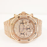 Audemars Piguet Royal Oak Chronograph 26242OR.ZZ.1322OR.02 Pave Diamond Dial Oct 2025