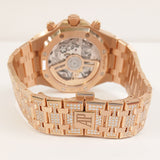 Audemars Piguet Royal Oak Chronograph 26242OR.ZZ.1322OR.02 Pave Diamond Dial Oct 2025