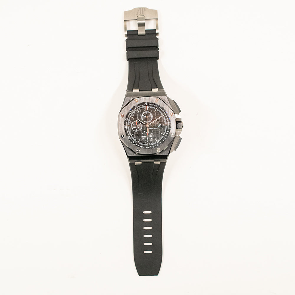 Audemars Piguet レザーベルト オフショア用　黒 クロコダイル ロイヤルオーク AUDEMARS PIGUET オーデマピゲ オフショア