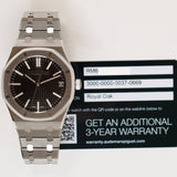 Audemars Piguet Royal Oak Selfwinding 41mm 15510ST.OO.1320ST.07 Black Dial Sep 2023