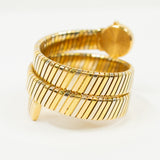 Bvlgari Tubogas 19mm Tri-color Quartz BB191T Black Dial