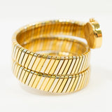 Bvlgari Tubogas 19mm Tri-color Quartz BB191T Black Dial