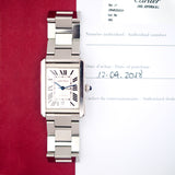 Cartier Tank Solo XL W5200028 Silver Roman Dial Sep 2018