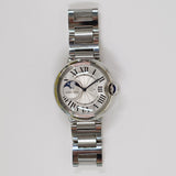 Cartier Ballon Bleu 42mm WSBB0021 Silver Roman Dial Oct 2017 - View 1