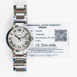 Cartier Ballon Bleu 42mm WSBB0049 Silver Roman Dial Jun 2024