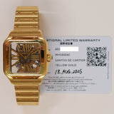 Cartier Santos-Dumont WHSA0042 Skeleton Dial Aug 2025 - View 2