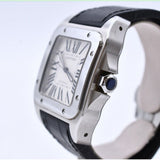 Cartier Santos Dumont W20073X8 White Roman Dial Jan 2017 - View 4