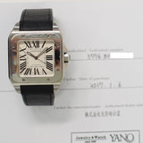 Cartier Santos Dumont W20073X8 White Roman Dial Jan 2017 - View 2