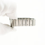 Cartier Santos Galbée W20054D6 Silver Roman Dial Jun 2001