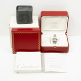 Cartier Santos Galbée W20054D6 Silver Roman Dial Jun 2001