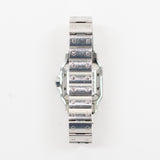 Cartier Santos Galbée W20054D6 Silver Roman Dial Jun 2001