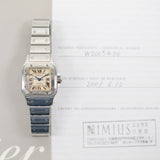 Cartier Santos Galbée W20054D6 Silver Roman Dial Jun 2001