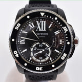 Cartier Santos de Cartier Large WSCA0006 Black Roman Dial Feb 2021 - View 1
