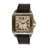 Cartier Santos de Cartier Large WSSA0007 Silver Roman Dial - View 1
