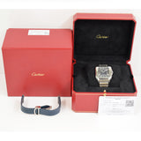 Cartier Santos de Cartier Large WSSA0030 Blue Roman Dial May 2022 - View 11