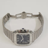 Cartier Santos de Cartier Large WSSA0030 Blue Roman Dial May 2022 - View 6