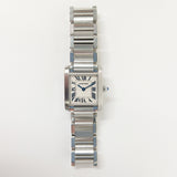 Cartier Tank Française W51008Q3 White Roman Dial Sep 2003