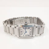 Cartier Tank Française W51008Q3 White Roman Dial Sep 2003