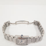 Cartier Tank Française W51008Q3 White Roman Dial Sep 2003