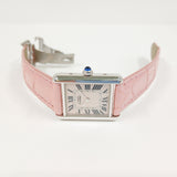 Cartier Tank Must W1016130 Pink Roman Dial Feb 2001