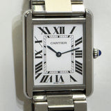 Cartier Tank Solo Large W5200014 Silver Roman Dial Sep 2018 - View 3