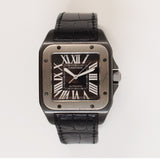 Cartier Tortue W2020010 Black Roman Dial Jan 2010 - View 1