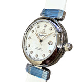 Omega De Ville Prestige Co-Axial 425.32.34.20.55.002 White Mother-of-Pearl Diamond Dial - View 5