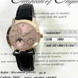 Patek Philippe Annual Calendar 5055R-001 Rose Dial Nov 1999 - View 2
