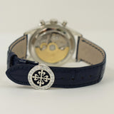 Patek Philippe Annual Calendar Chronograph 5961P-001 Blue Dial Jan 2012 - View 4