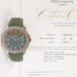 Patek Philippe Aquanaut 5168G-010 Green Dial Jan 2022