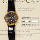 Patek Philippe Calatrava 37mm Yellow Gold 3919J-016 Black Roman Dial Jun 2008 - View 2
