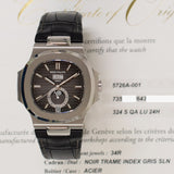 Patek Philippe Nautilus Annual Calendar 5726A-001 Black Dial Feb 2021 - View 2