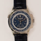 Patek Philippe World Time Chronograph 5930G-001 Blue Dial Sep 2016 - View 3