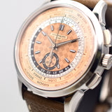 Patek Philippe World Time Flyback Chronograph 5935A-001 Rose Dial Mar 2023