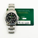 Rolex Air-King 126900 Black Dial Dec 2023