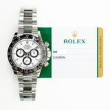 Rolex Cosmograph Daytona 116500LN White Dial Aug 2019