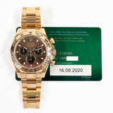 Rolex Cosmograph Daytona 116505 Chocolate Dial Sep 2020