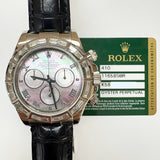 Rolex Cosmograph Daytona 116589BR Black MOP Roman Dial Sep 2010