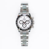 Rolex Cosmograph Daytona 126500LN White Dial Jan 2024