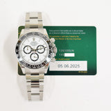 Rolex Cosmograph Daytona 126500LN White Dial Jun 2025