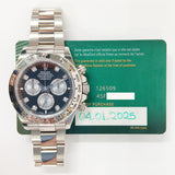 Rolex Cosmograph Daytona 126509G Black Diamond Dial Jan 2025