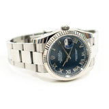 Rolex Datejust 116234 Blue Roman Dial Jul 2016