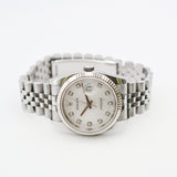 Rolex Datejust 116234 Silver Jubilee Diamond Dial Apr 2009