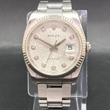 Rolex Datejust 116234 Silver Jubilee Diamond Dial Mar 2006