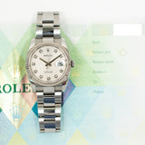 Rolex Datejust 116234 Silver Jubilee Diamond Dial Mar 2006