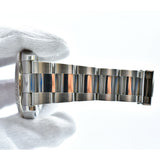 Rolex Datejust 116334 Silver Blue Arabic Dial Mar 2010